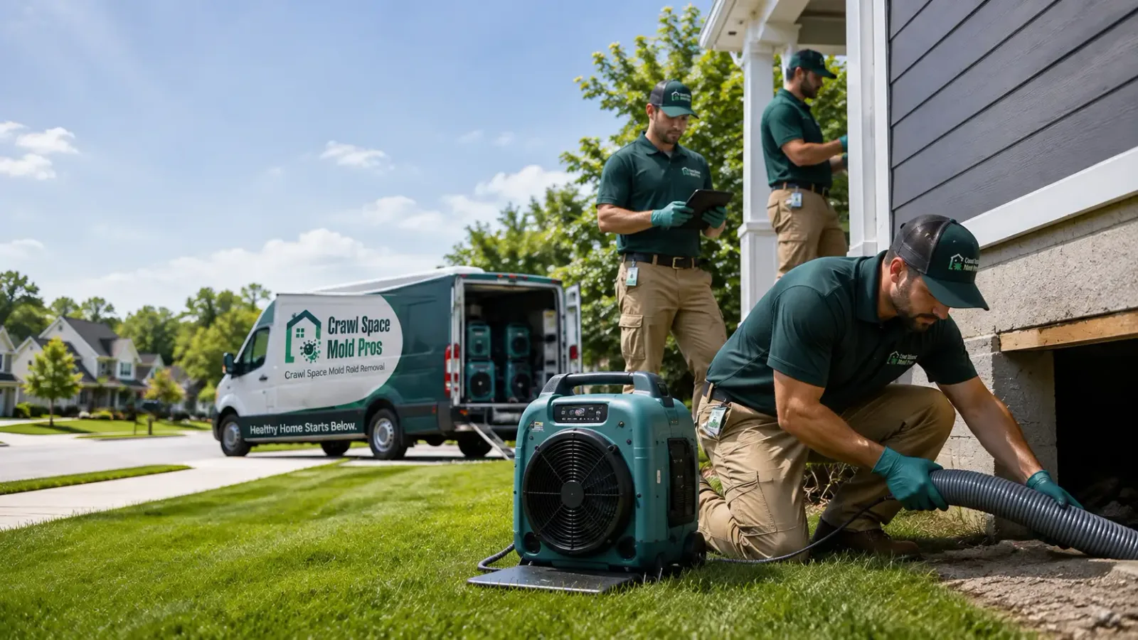 Crawl Space Mold Removal in Uehling, NE